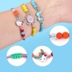 Shining Diva Fashion 12PCS Stylish Bracelet for Girls Kids Latest Jewellery Friendship Party Birthday Gifts (16021b)(Multicolor) Rakhi for Brother Kids Combo - Fast Shipping to USA & Canada - Image 4