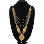 Sukkhi Long Haram Dual Necklace Set for Women - Fast Shipping to USA & Canada - Image 6