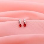 GIVA 925 Silver We Fell in Love Earrings| Gift for Girlfriend | With Certificate of Authenticity and 925 Stamp | 6 Months Warranty - Image 4