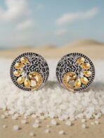 Rubans Oxidised Stud & Drop Earrings for Women & Girls ? Traditional, Festive & Motif-Inspired Jewelry Collection - Fast Shipping to USA & Canada - Image 4