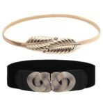 Shining Diva Fashion 2pcs Combo Waist Belts for Women and Girls | Stylish Belts for Dresses Jeans Saree | Celebrity Inspired Fashion Accessories - Fast Shipping to USA & Canada - Image 2