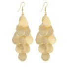 SALTY Anti Tarnish Nightclub Exaggerated Tassel Drop Earrings Set for Women | Stylish Fashion Jewellery | Accessories for Girls | Minimal Jewelry | Ideal for Gifting - Fast Shipping to USA & Canada