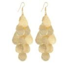 SALTY Anti Tarnish Nightclub Exaggerated Tassel Drop Earrings Set for Women | Stylish Fashion Jewellery | Accessories for Girls | Minimal Jewelry | Ideal for Gifting - Fast Shipping to USA & Canada