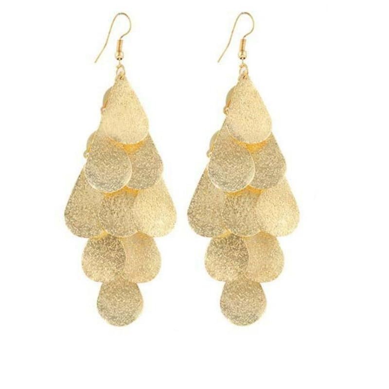 41IauQE4nIL.jpg SALTY Anti Tarnish Nightclub Exaggerated Tassel Drop Earrings Set for Women | Stylish Fashion Jewellery | Accessories for Girls | Minimal Jewelry | Ideal for Gifting - Fast Shipping to USA & Canada - Image 1