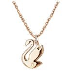Swarovski Women Iconic Swan Pendant, Swan, Medium, Pink, Rose Gold-Tone Plated - Fast Shipping to USA & Canada - Image 5
