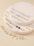 Shining Diva Fashion 30 Pairs Earrings Combo Set Latest Stylish Crystal Pearl Earrings for Women and Girls - Fast Shipping to USA & Canada - Image 4