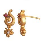 TARINIKA Antique Gold Plated Nidhi Long Necklace Set with Floral Design - Jewelry Set for Women Perfect for Ethnic occasions | Traditional Jewellery For Women | 1 Year Warranty* - Fast Shipping to USA & Canada - Image 7