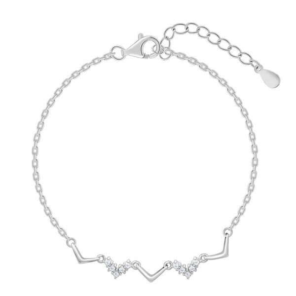 GIVA 925 Silver Meandering Bracelet, Adjustable | Gifts for Women and Girls | With Certificate of Authenticity and 925 Stamp | 6 Months Warranty*