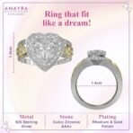 ANAYRA 925 Sterling Silver Finger Ring for Women | Aesthetic Hallmark Certified Jewellery Gift - Fast Shipping to USA & Canada - Image 4
