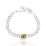 ANAYRA Diamond 925 Silver Bracelet for Kids | Hallmarked Minimalist Jewellery D23018797 - Fast Shipping to USA & Canada - Image 3