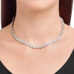 SWAROVSKI Women Angelic Necklace With Clear Crystals On A Rhodium Plated Setting - Fast Shipping to USA & Canada - Image 5