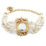 Karatcart Golden Polki Kundan Pearl Beaded Bracelet for Women - Fast Shipping to USA & Canada - Image 2
