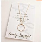 Fashion Frill Elegant Circular Gold Plated Attractive Pendant Necklace For Girls Women Combo of 2 - Fast Shipping to USA & Canada - Image 6