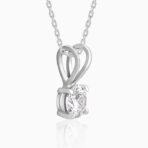 GIVA 925 Silver Anushka Sharma Silver Zircon Pendant with Link Chain| Necklace to Gift Women & Girls | With Certificate of Authenticity and 925 Stamp | 6 Months Warranty - Image 4
