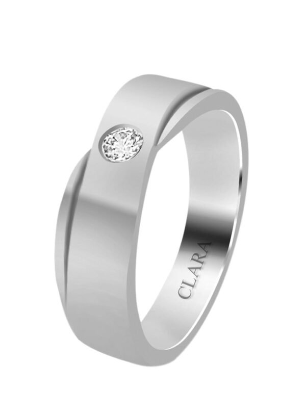 Clara Made with Swiss Zirconia The Fermin 925 Sterling Silver Ring Gift for Men & Boys - Fast Shipping to USA & Canada