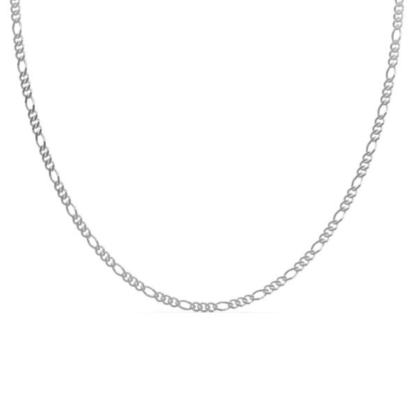 Clara 925 Sterling Silver Figaro Chain Necklace in 18 inches |Gift for Women and Girls| With Certificate of Authenticity and 925 Stamp - Fast Shipping to USA & Canada