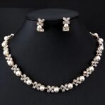 Shining Diva Fashion Necklace Jewellery Set for Women Latest Stylish Design Fancy Pearl Choker (15219s) - Fast Shipping to USA & Canada - Image 3