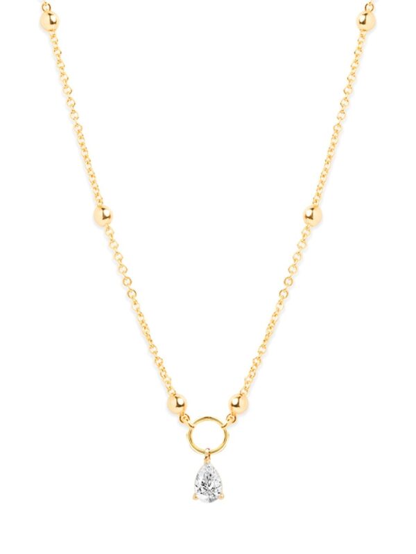 MINUTIAE Austrian Crystal Pendant Necklace Stylish Extendable Chain for Women - Fast Shipping to USA & Canada