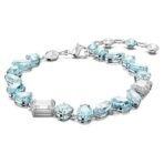 Swarovski Gema bracelet, Mixed cuts, Blue, Rhodium plated - Fast Shipping to USA & Canada - Image 2
