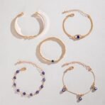 Shining Diva Fashion Evil Eye Charm Lucky Protection Bohemian Stackable Multilayer Beaded Bracelet for Women and Girls - Fast Shipping to USA & Canada - Image 5