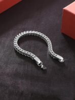 Yellow Chimes Bracelets for Men & Boys | Fashion Bracelet | Silver Tone Stainless Steel Type Bracelet| Accessories Jewellery | Birthday & Anniversary Gift - Fast Shipping to USA & Canada - Image 3