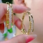 Shining Diva Fashion Latest Stylish Earrings for Women and Girls (15059er) - Fast Shipping to USA & Canada - Image 6