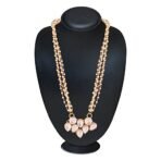 ACCESSHER Traditional Gold Plated Kundan and Moti Multistranded Long Necklace for Women and Girls, Elegant Bridal, Festive, and Special Occasion Jewelry, Pack of 1 - Fast Shipping to USA & Canada - Image 3