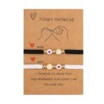 Fashion Frill Promise Bracelet For Couple - Matching Glow In The Dark Link Bangle For Women & Men - Adjustable Braided Rope Bracelet For Lover & Friendship Gifts - Fast Shipping to USA & Canada - Image 2