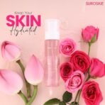 SUROSKIE Roses Glass Skin Mist | 2 in 1 Face Toner + Makeup Setting Spray | Enriched With Rose Water & Aloe Vera | Toner For Glowing & Hydrating Skin | All Skin Types | For Women - Fast Shipping to USA & Canada - Image 6