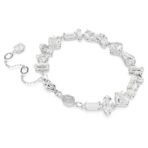 Swarovski Mesmera bracelet, Mixed cuts, White, Rhodium plated - Fast Shipping to USA & Canada - Image 5