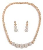 Shining Diva Fashion Latest Stylish Design Fancy Earrings Necklace Jewellery Set for Women (16045s) - Fast Shipping to USA & Canada - Image 2