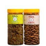 41 foods Dry fruits combo pack of Raisins Almonds | badam kismis kishmish (500GM X 2) 1 KG - Fast Shipping to USA & Canada