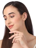 ZAVERI PEARLS Rose Gold Cubic Zirconia Contemporary Brass Sleek Adjustable Ring For Women-ZPFK10902 - Fast Shipping to USA & Canada - Image 5