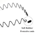 Shining Diva Fashion Black Metal Hair Band for Men Boys Women Girls Kids 6 Pcs Combo Hairband Headbands Sports Yoga Face Wash Facial Hair Accessories (15905HB) - Fast Shipping to USA & Canada - Image 7