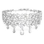 Swarovski Women's Mesmera Choker, Mixed Cuts, White, Rhodium Plated - Fast Shipping to USA & Canada - Image 2