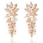 Shining Diva Fashion Luxury Austrian Crystal Earrings for Women & Girls | Celebrity Inspired Italian Designer Earrings | Latest Stylish Fancy Zircon Party Earrings - Fast Shipping to USA & Canada - Image 2