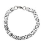 Fashion Frill Stylish Bracelet For Men Shiny Black Stainless Steel Bracelet Specially Made For Men And Boys Gift For Him - Fast Shipping to USA & Canada - Image 2