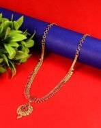CUTE GOLD One Gram Micro Gold Plated & Copper Traditional Designer Jewellery Stone Necklace for Women and Girls (NEC-8032) - Fast Shipping to USA & Canada - Image 5
