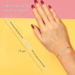 ANAYRA Fine Silver Jewellery Dazzling Clover Pure Silver Mangalsutra Bracelet for Women | Hand Mangalsutra Gift - Fast Shipping to USA & Canada - Image 5