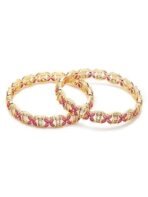YouBella Jewellery for Women Celebrity Inspired Oxidised Gold Plated Ruby Bangles for Women and Girls (YBBN_92126) - Fast Shipping to USA & Canada - Image 4