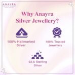 ANAYRA 925 Sterling Silver Finger Ring for Women | Aesthetic Hallmark Certified Jewellery Gift - Fast Shipping to USA & Canada - Image 6