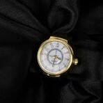 Fashion Frill Ring Watch for Women Stainless Steel Gold Plated Stylish Strachable Gold Ring for Women Girls Love Gifts - Fast Shipping to USA & Canada - Image 4