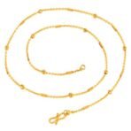 Fashion Frill Necklace Gold Plated Brass Chain for Men Women & Girls Jewelry Stylish - Fast Shipping to USA & Canada - Image 3