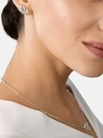 MINUTIAE Vine Shape Pendant Necklace Chain Bracelet And Earring Jewellery Combo Set With Solitaire Crystal Diamond For Women and Girls - Fast Shipping to USA & Canada - Image 6