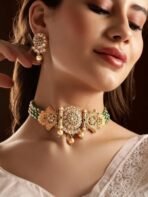 Rubans Traditional Beaded Jewelry Sets ? Pendant & Choker Styles with Earrings ? Ideal for Bridal Occasions - Fast Shipping to USA & Canada - Image 3