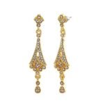 Estele Women's Gehena - Gold Tone Cathedral Chandelier Dangle Earrings - Fast Shipping to USA & Canada - Image 3