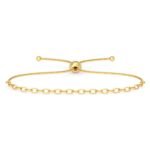 Clara 925 Pure Silver Texture Chain Bracelet | Adjustable, Gold Plated, Anti Tarnish | Gifts for Women and Girls - Fast Shipping to USA & Canada