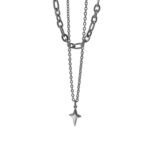 SALTY Alpha Harley Heritage Stainless Steel Layered Neck Chain for Men - Fast Shipping to USA & Canada