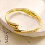 Shining Diva Fashion Latest Stylish Gold Plated Bangle Bracelet for Women and Girls (16461b) - Fast Shipping to USA & Canada - Image 7