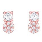 GIVA 925 Silver Rose Gold Zirconia Elegance Earrings| studs to Gift Women & Girls | With Certificate of Authenticity and 925 Stamp | 6 Months Warranty* - Image 2